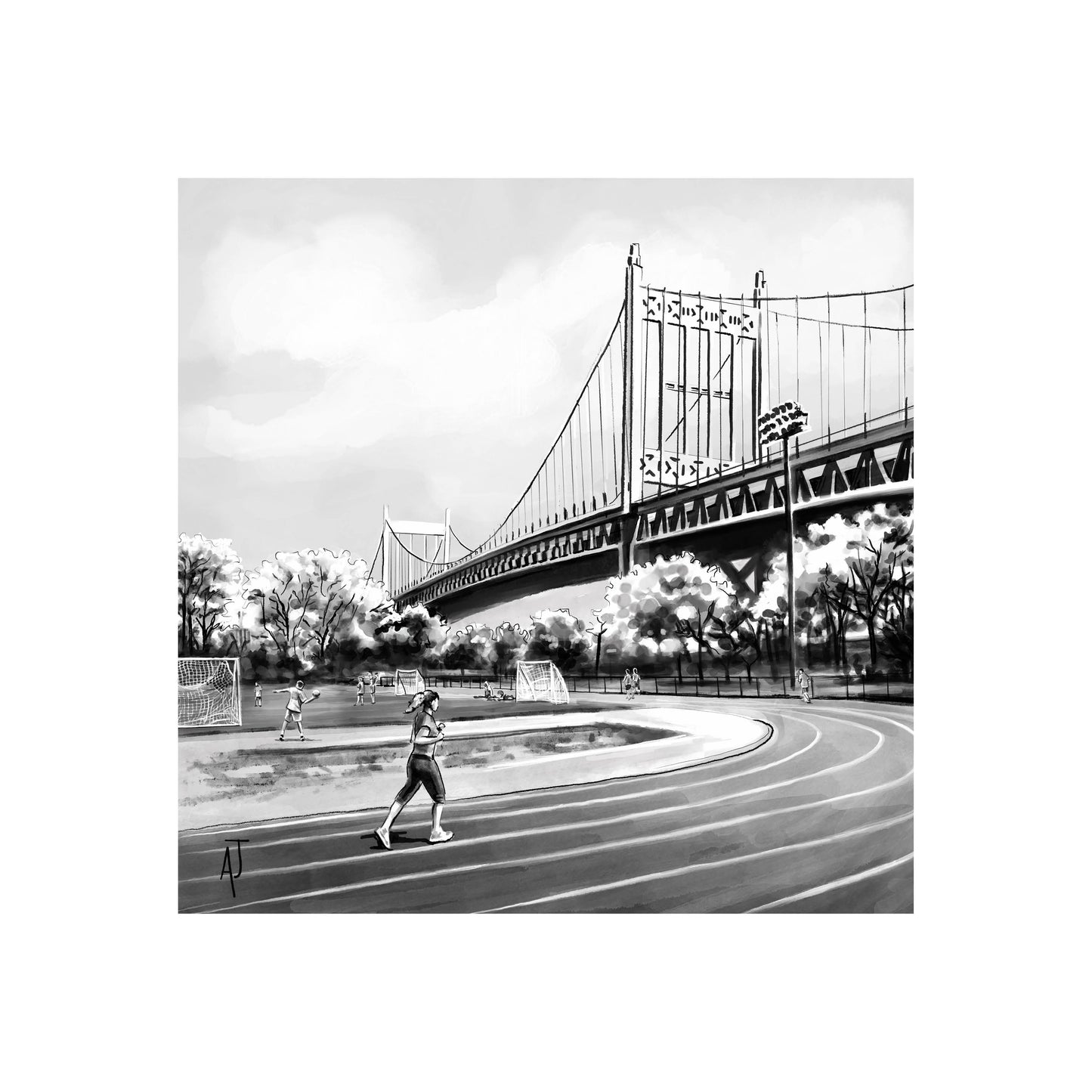 Astoria Park Track Print