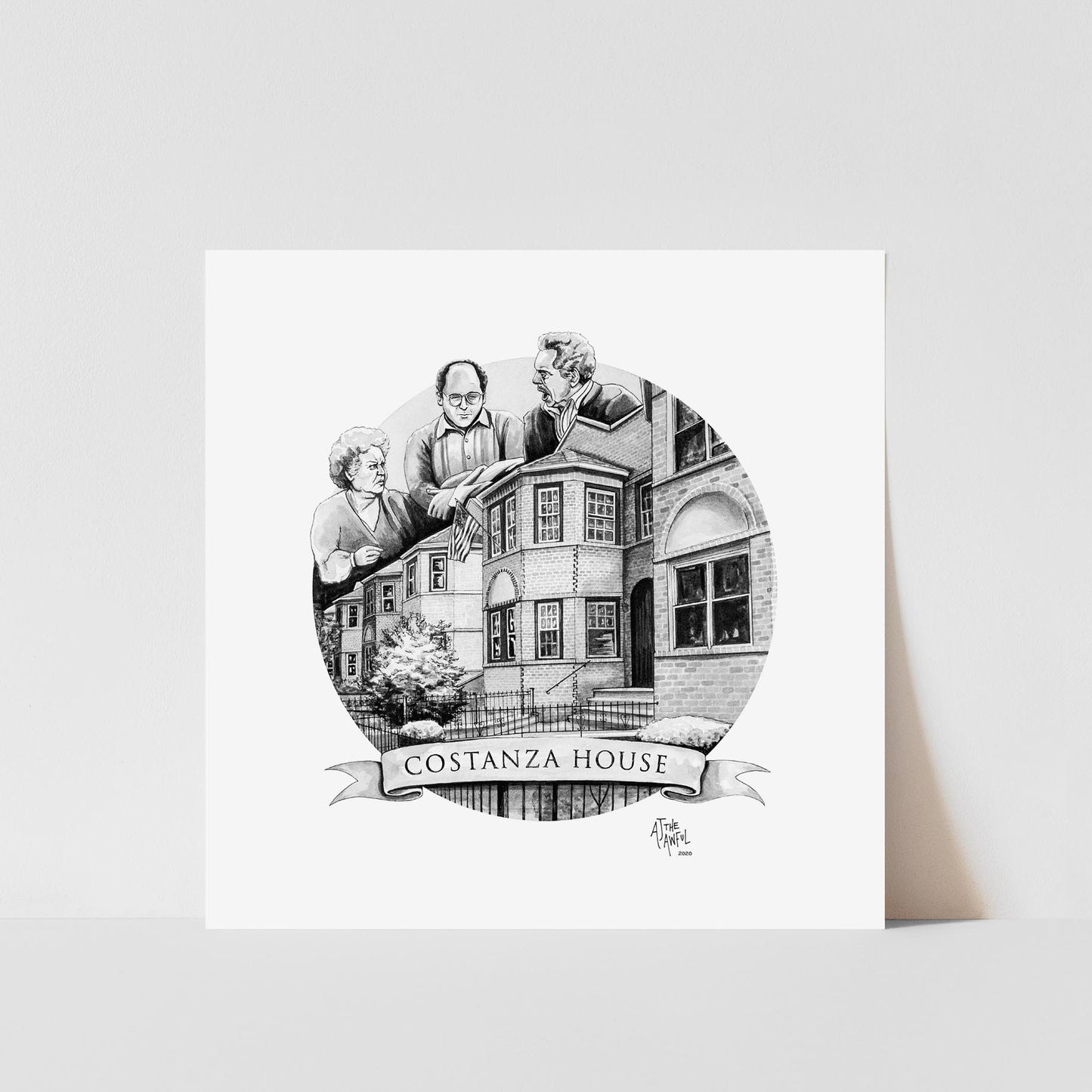 Costanza House Print