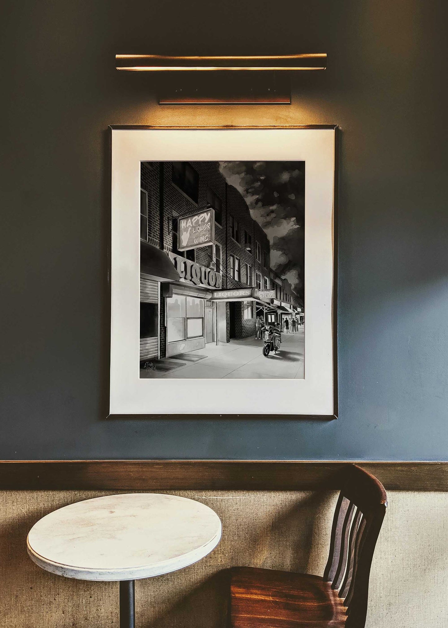 Happy Nights Noir Print