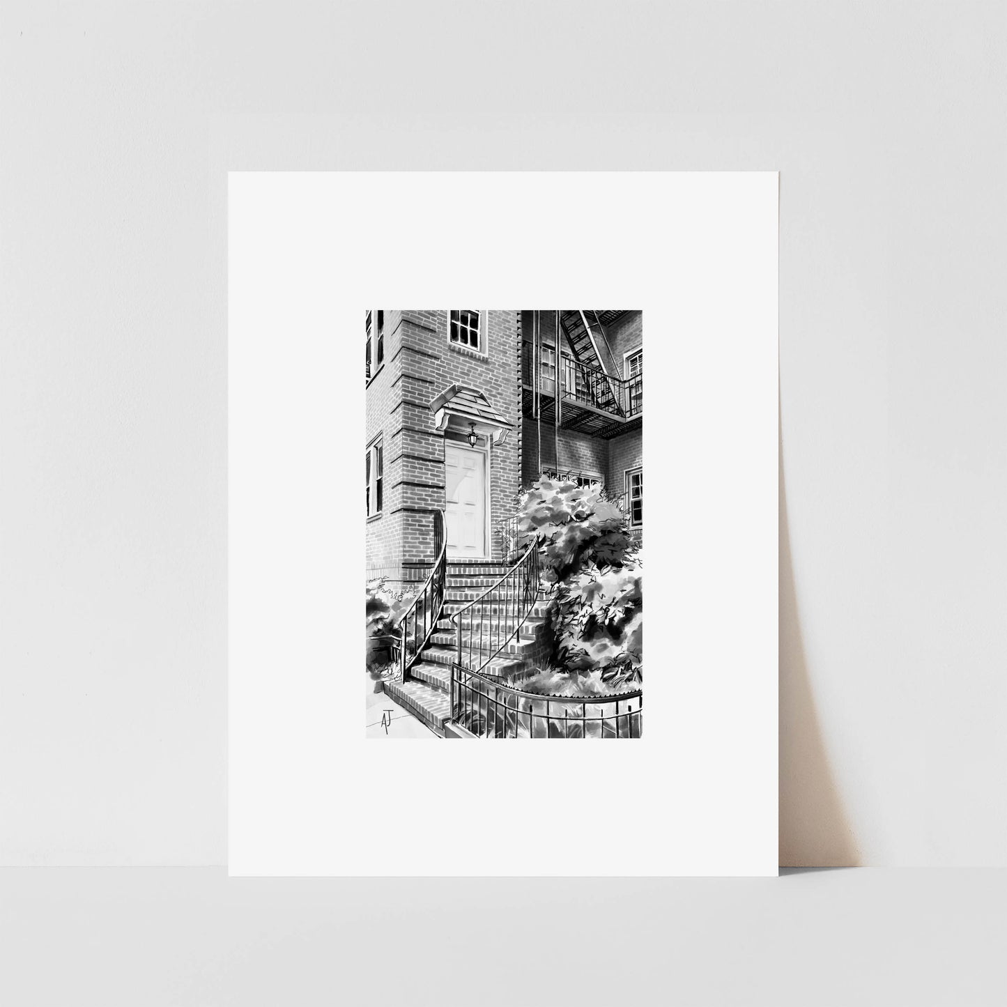 Jackson Heights Vignette Print