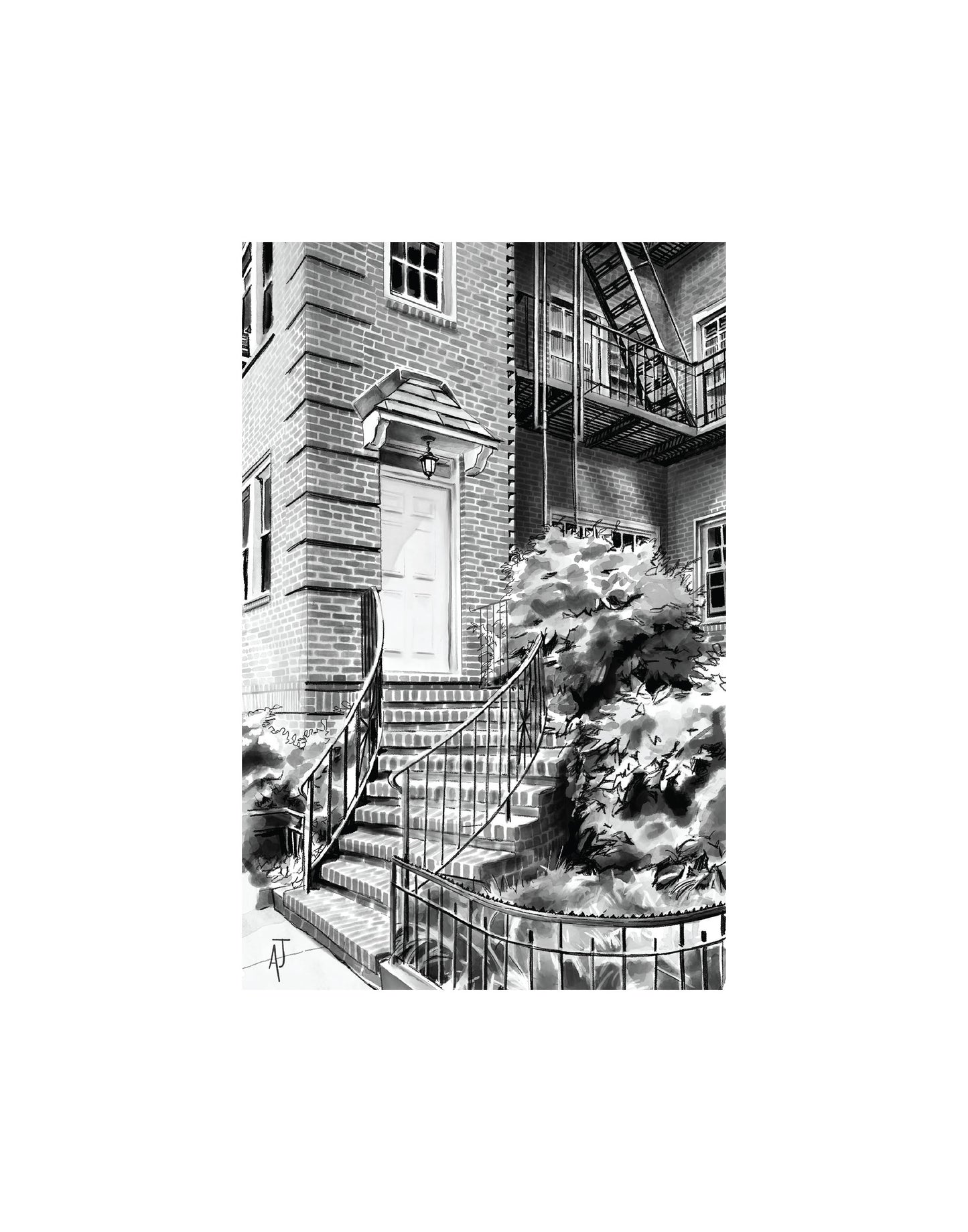 Jackson Heights Vignette Print