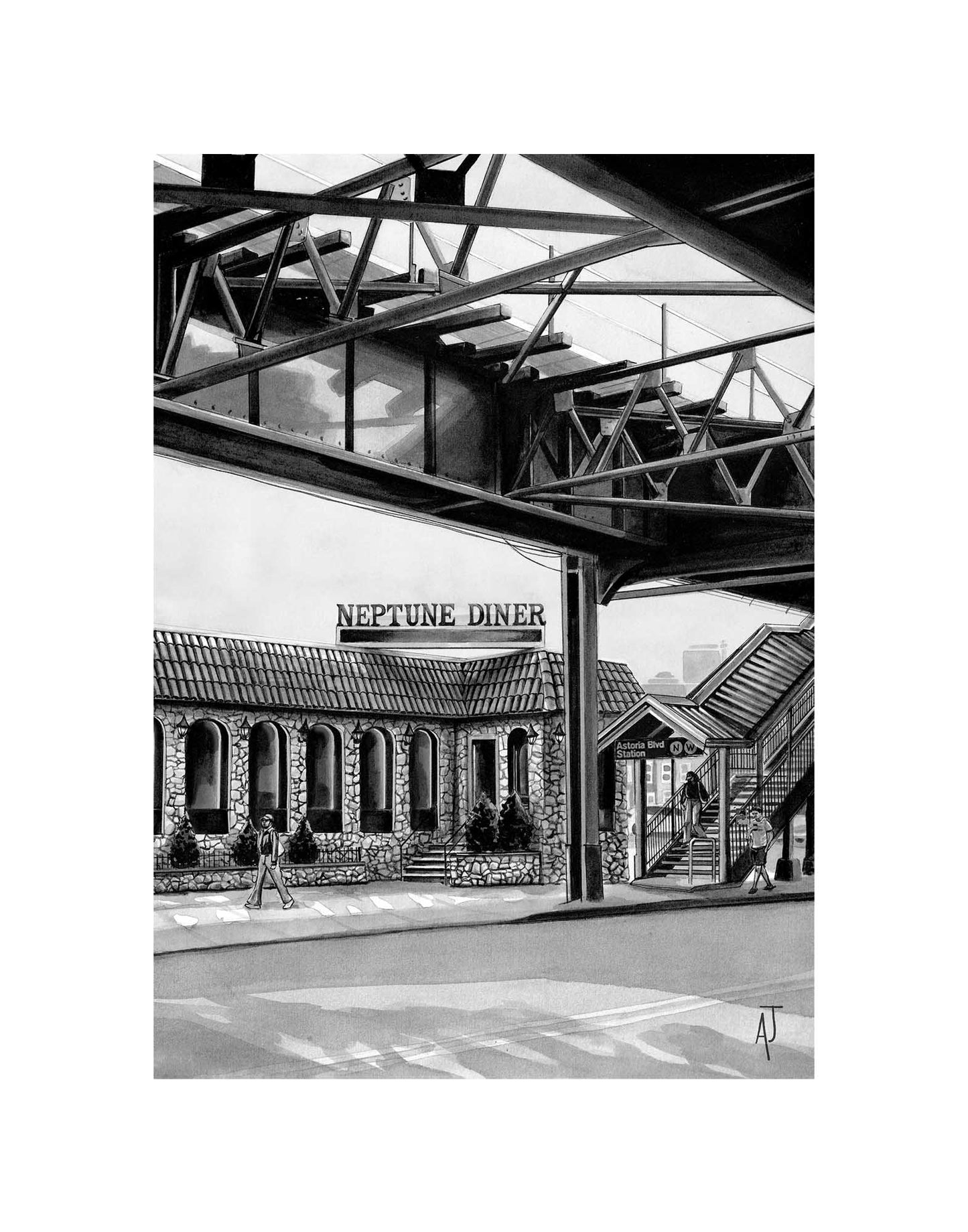 Neptune Diner Print