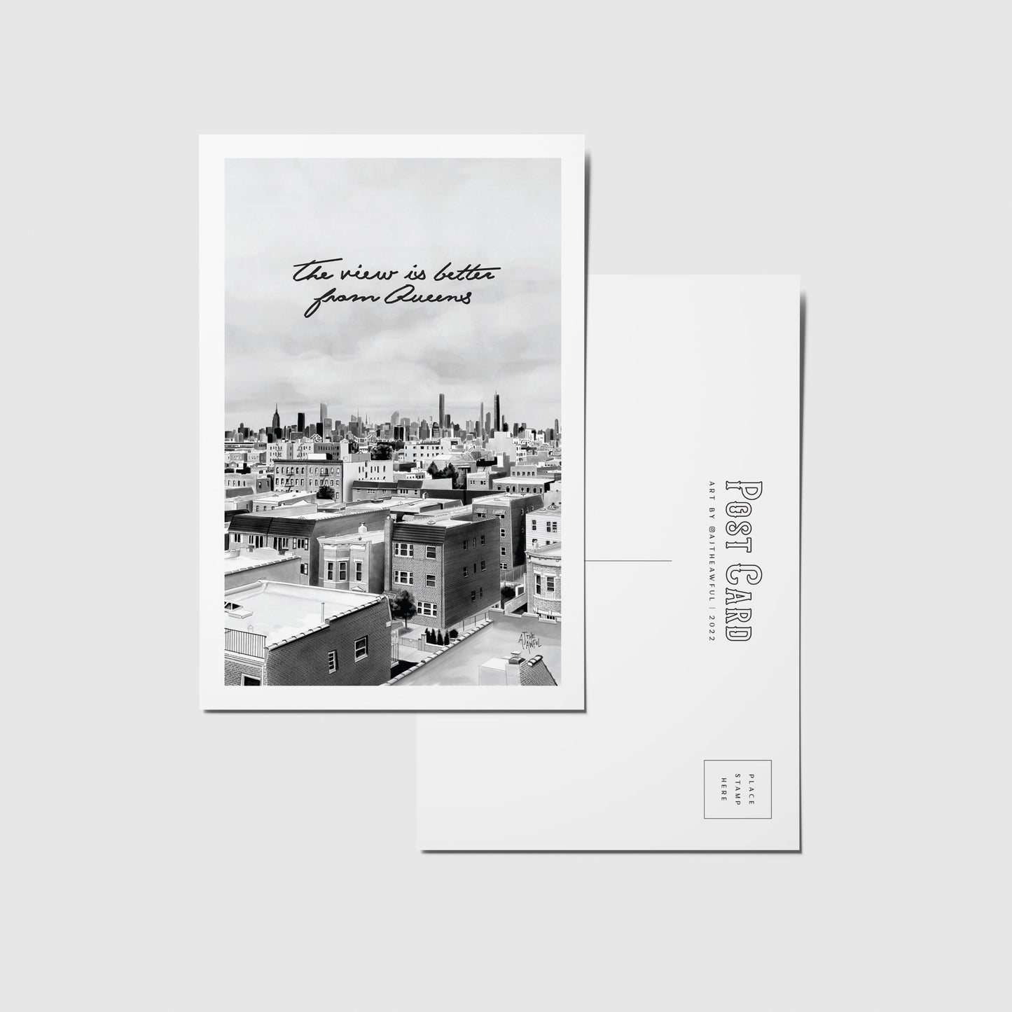 Queens View Postcard