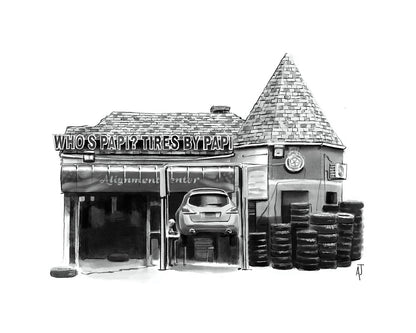 Tires By Papi Print