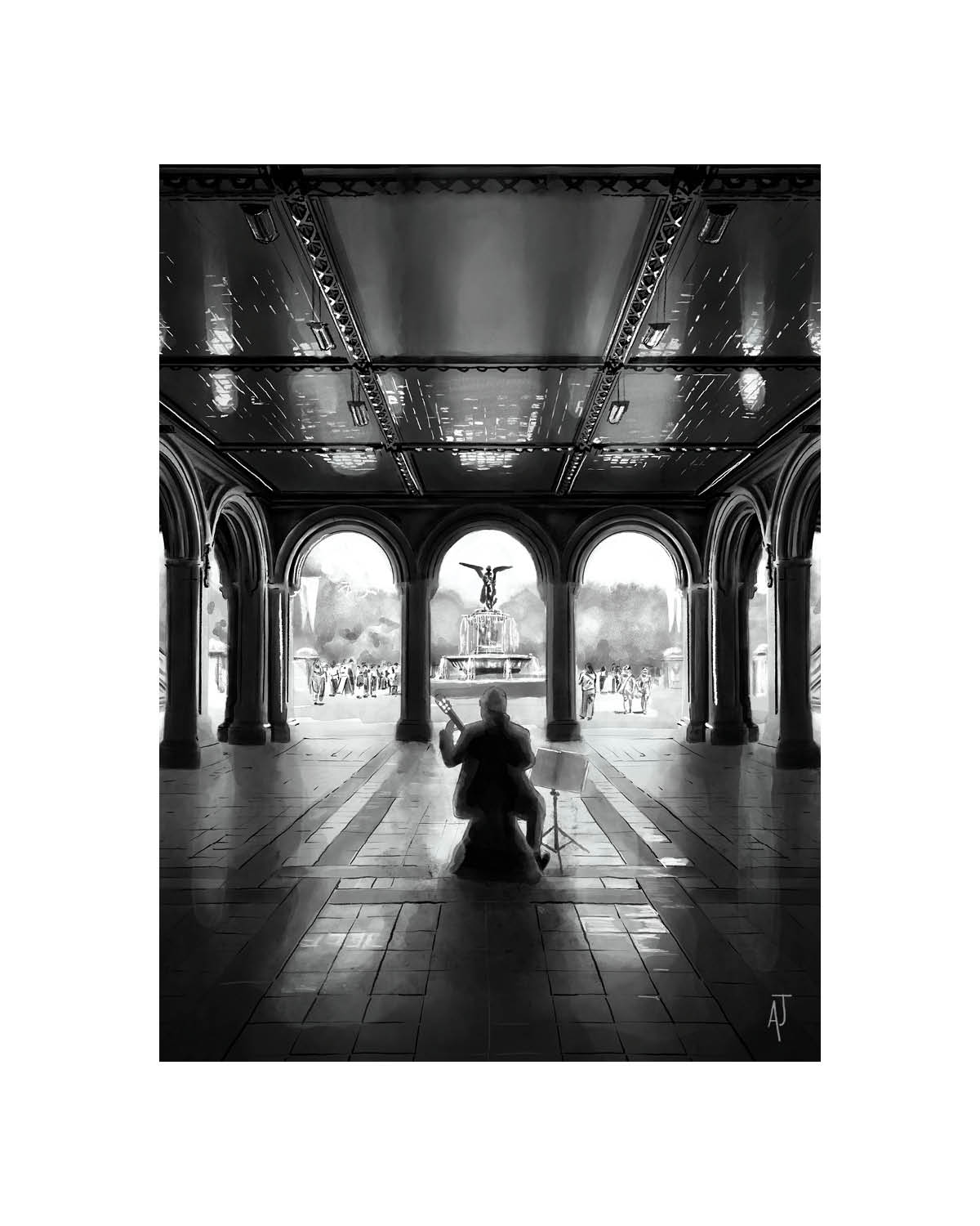 Central Park Bethesda Print