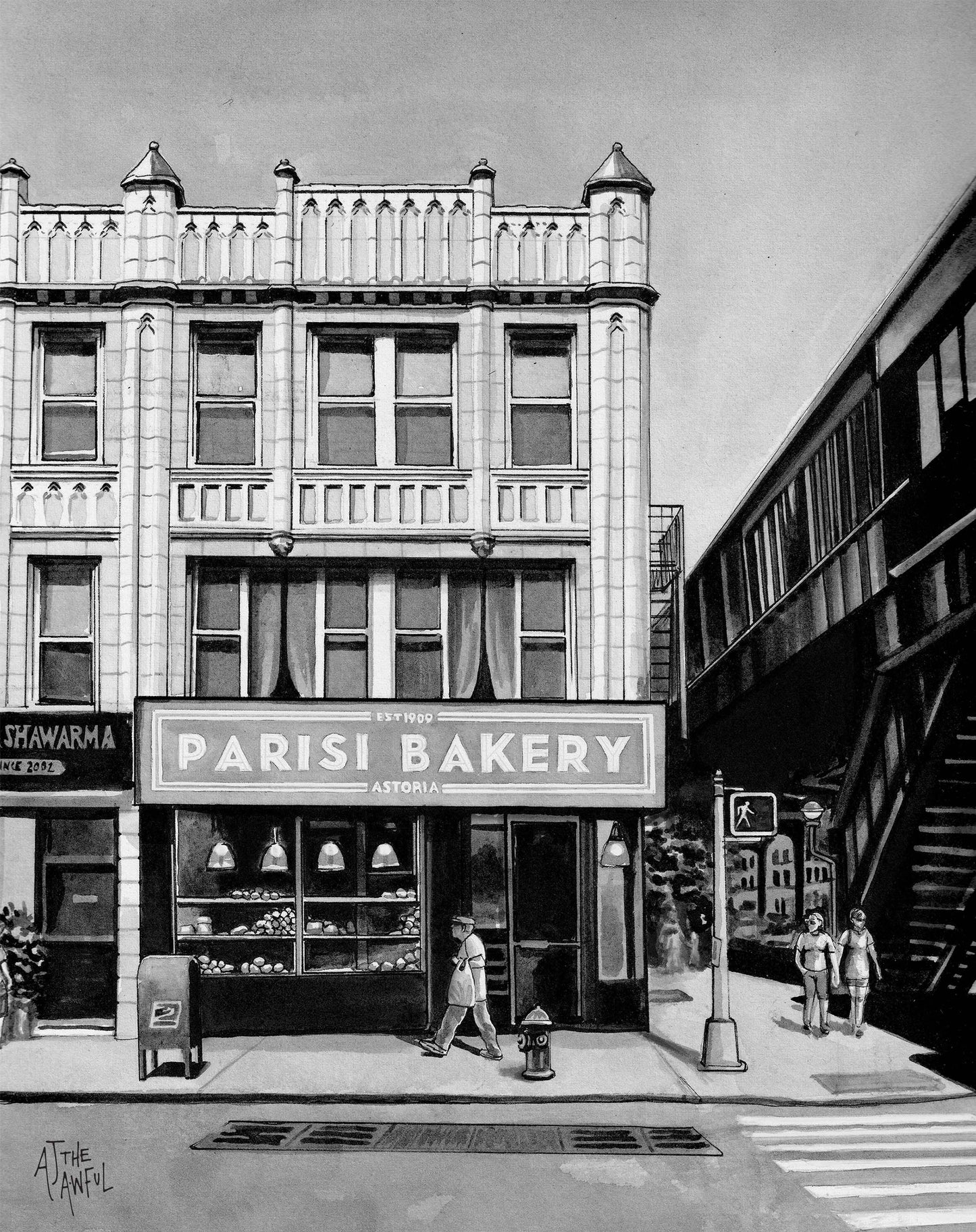 Parisi Bakery Print
