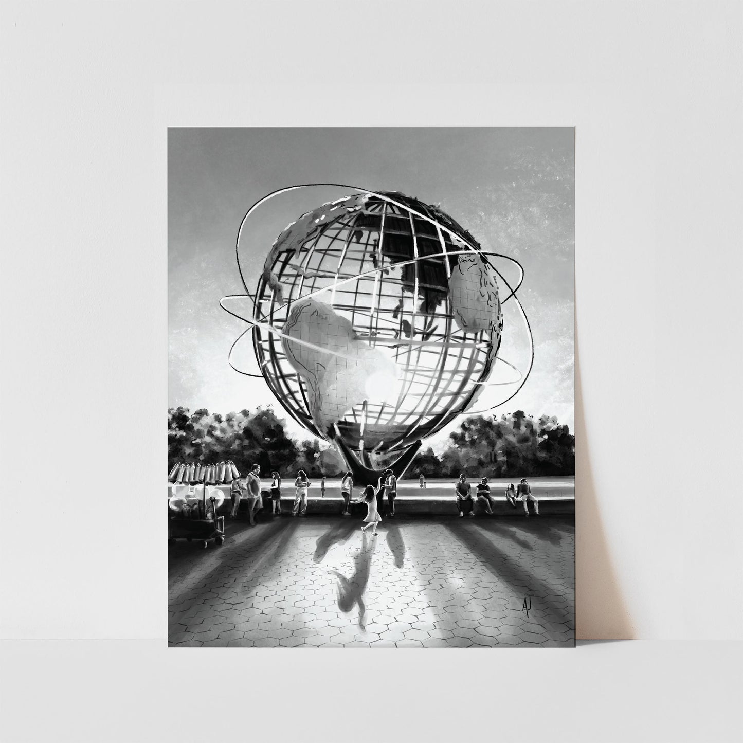 Queens Unisphere Print
