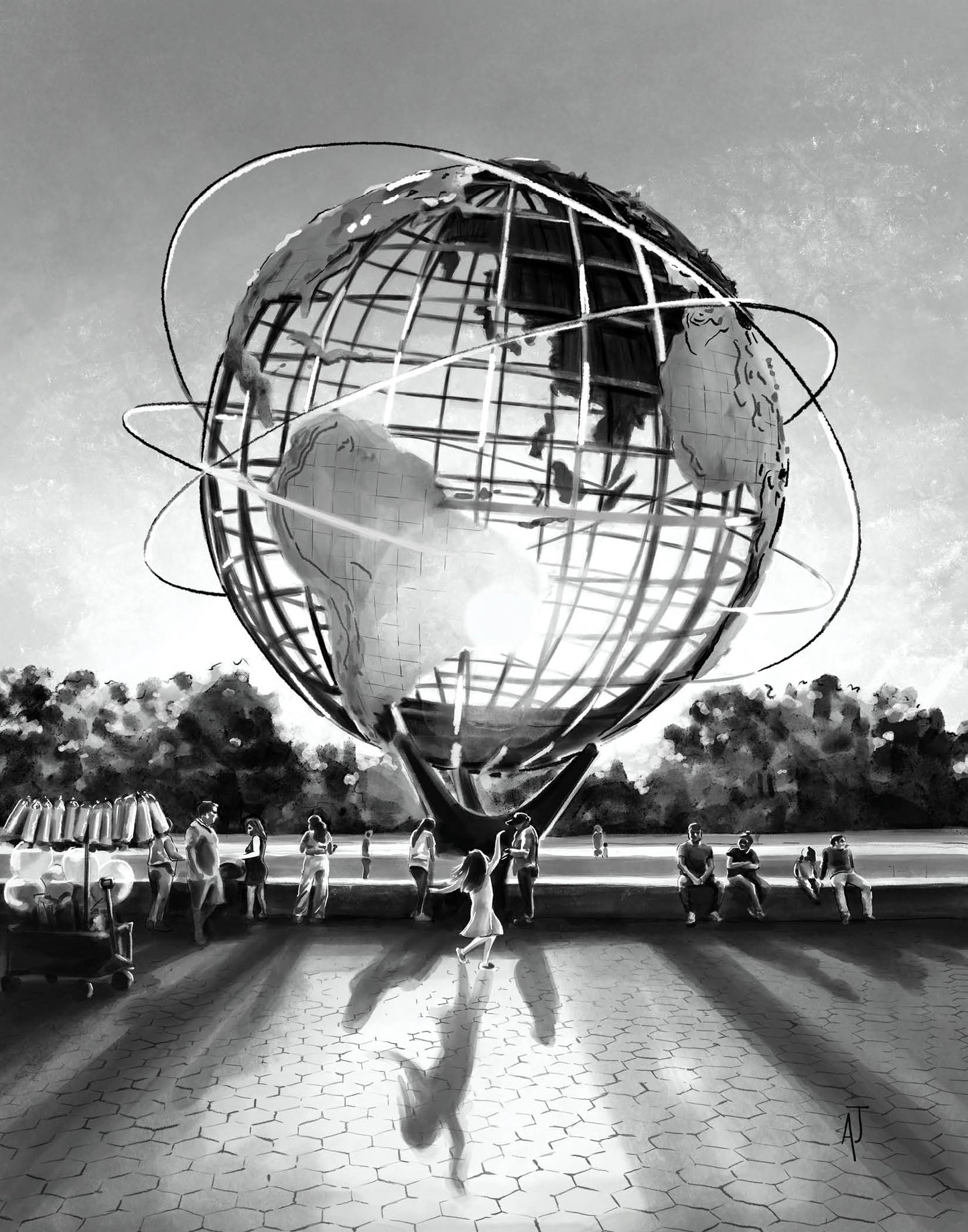 Queens Unisphere Print